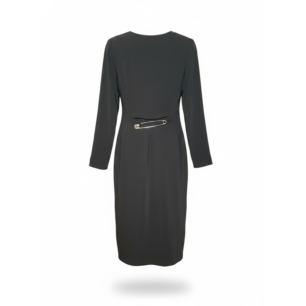 Marciano Women's Black Belted Long Sleeve Trench Coat Size 42 NWT